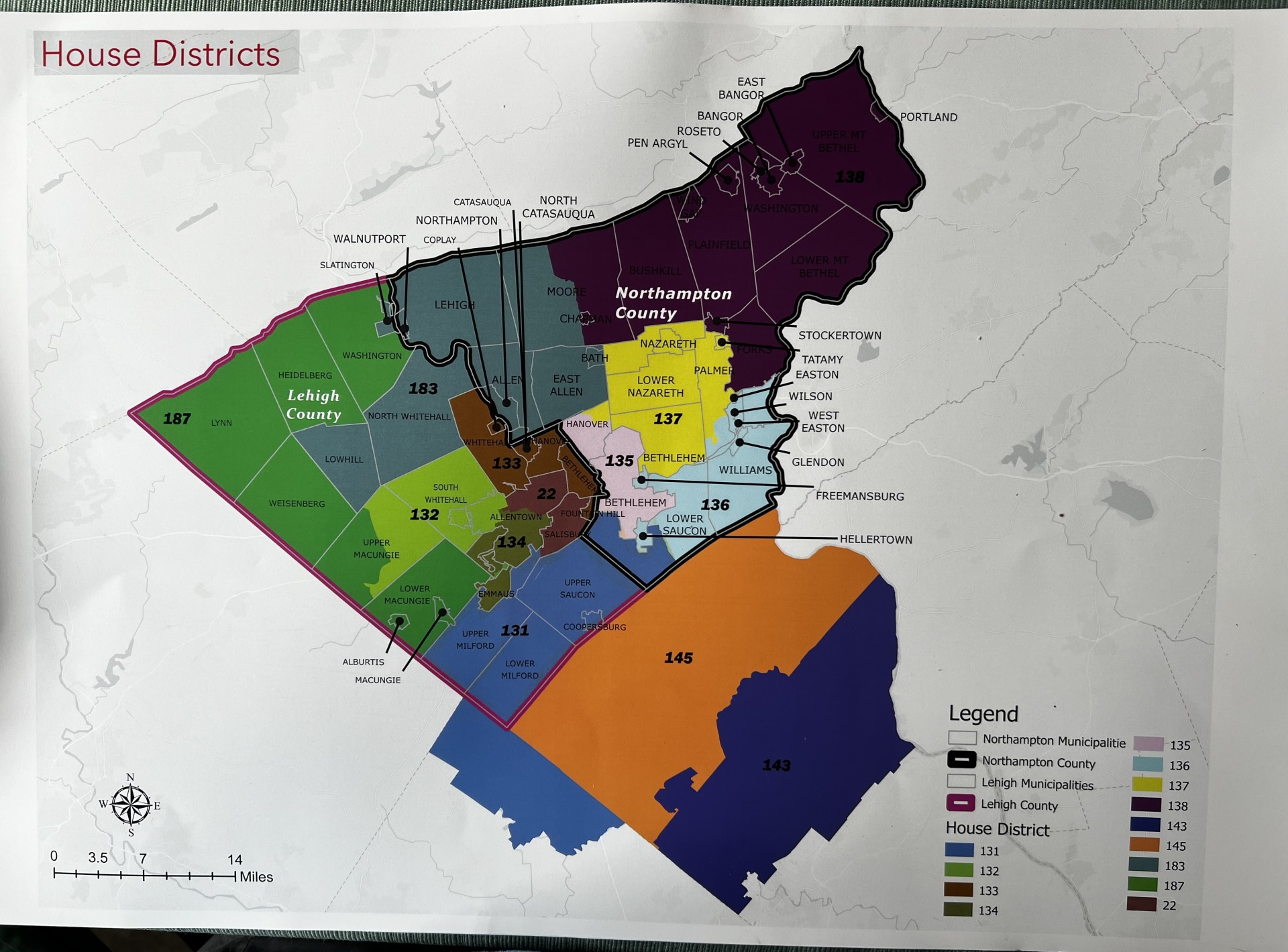 PA House District Map
